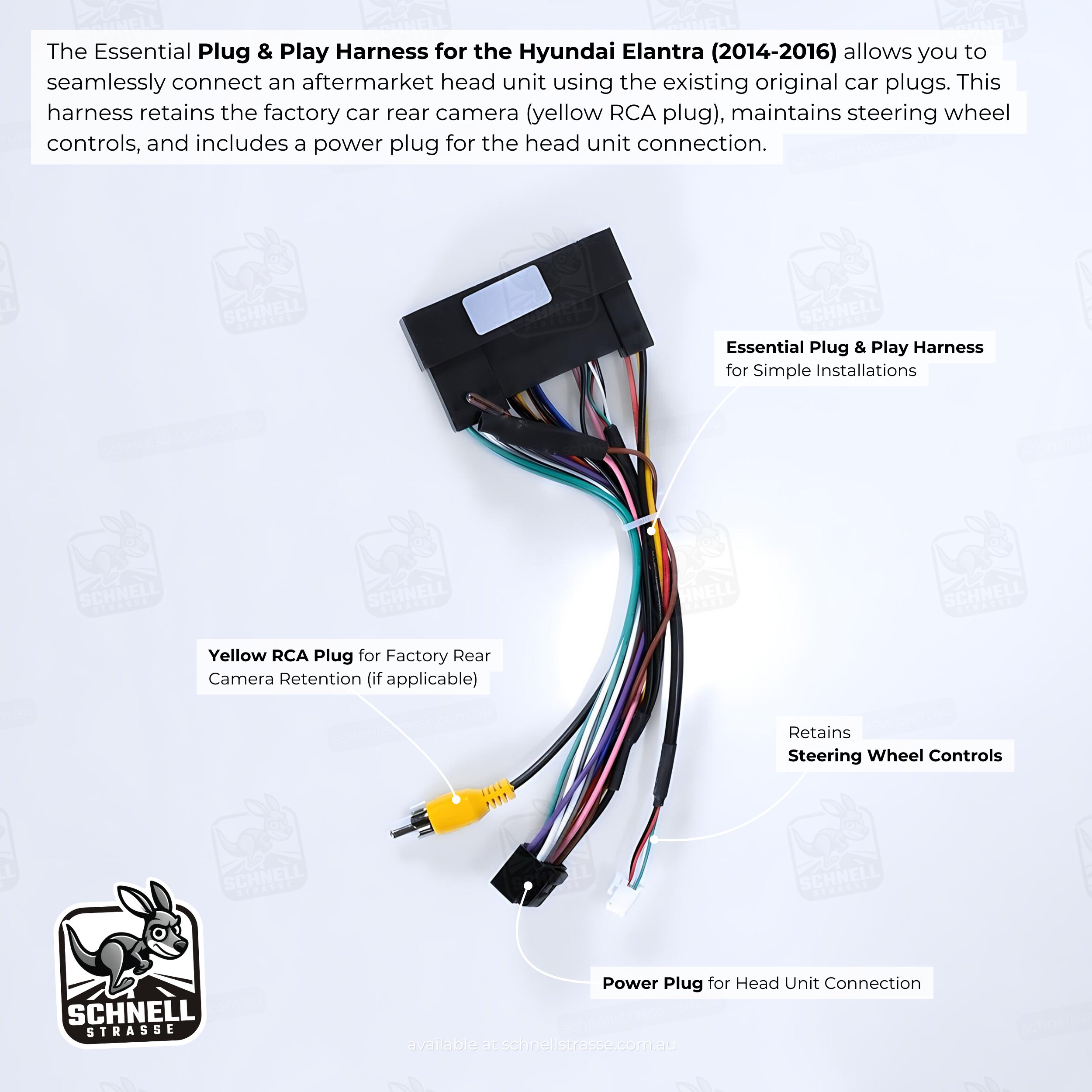 Hyundai Elantra (2014-2016) Plug & Play Harness Bundle