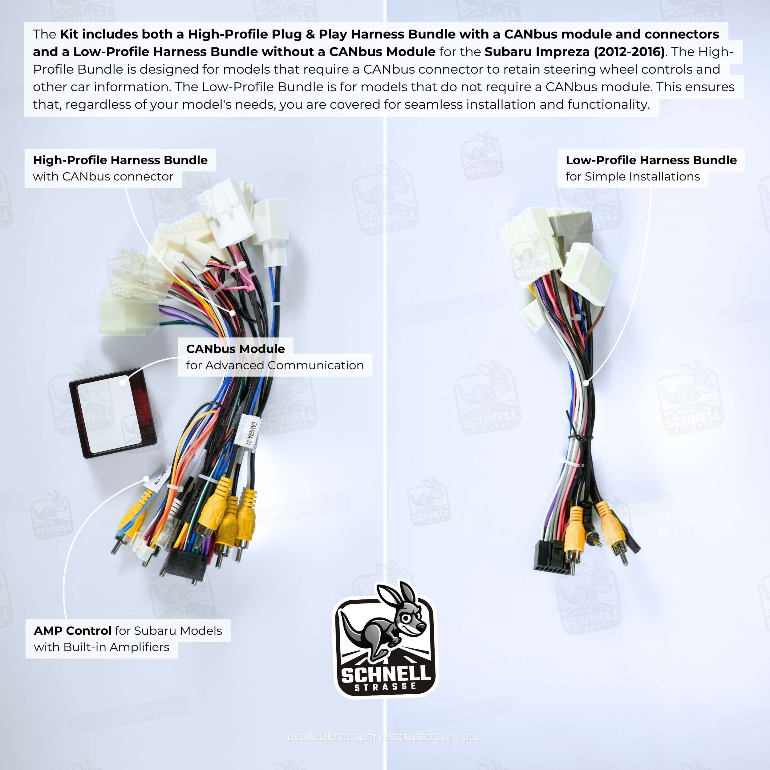 Subaru Impreza (2012-2016) Plug & Play Harness Bundle