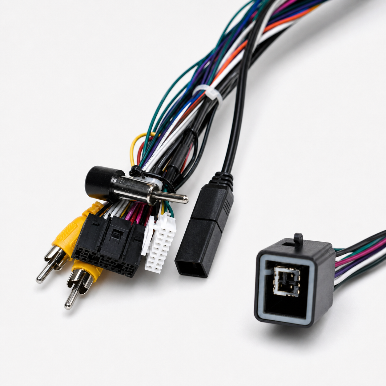 Head unit upgrade kit wiring loom and connector family detail for choosing the right kit
